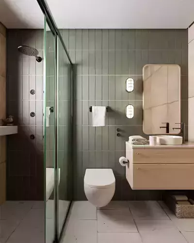 Green Bathroom
