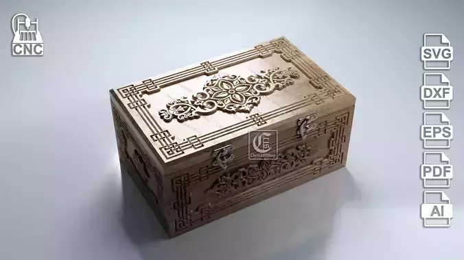 Wooden Box - Files For CNC