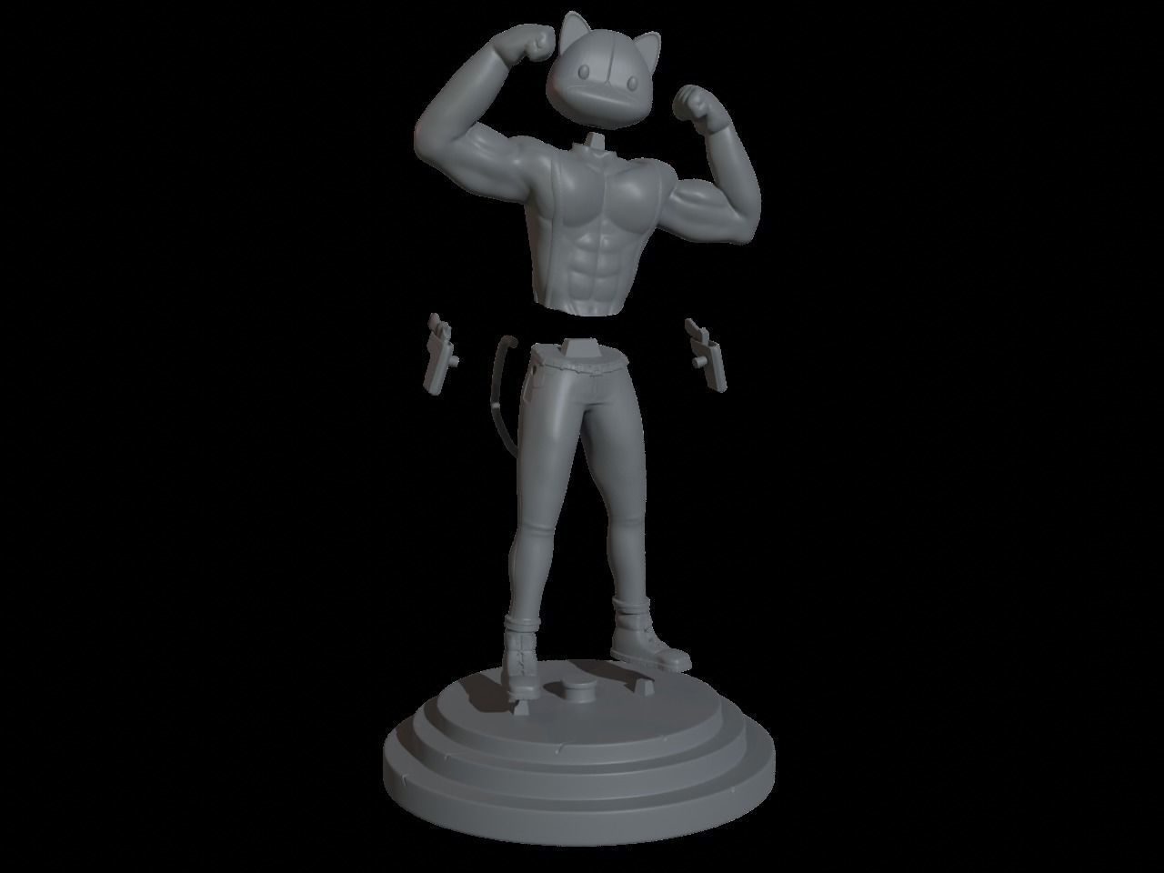 Meowscles Fortnite 3D print model_1