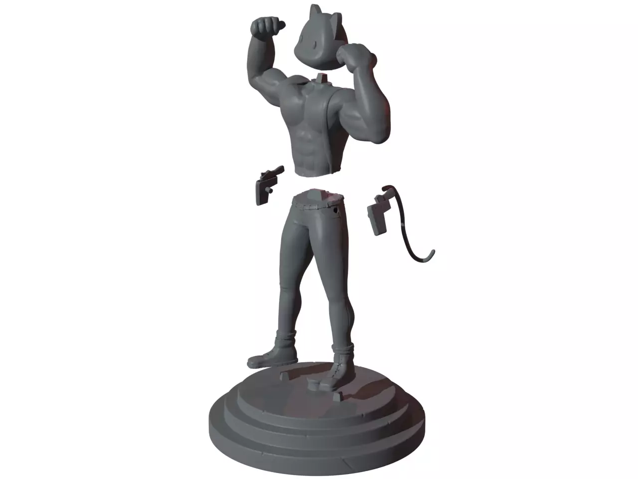 Meowscles Fortnite 3D print model_0