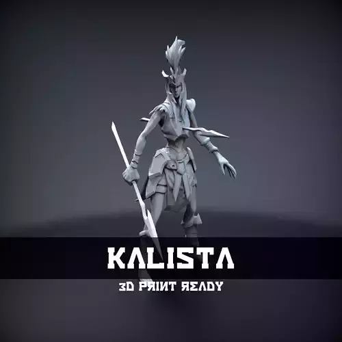 STL Kalista League of legends 3d print 3D print model STL Kalista League of legends 3d print 3D print model