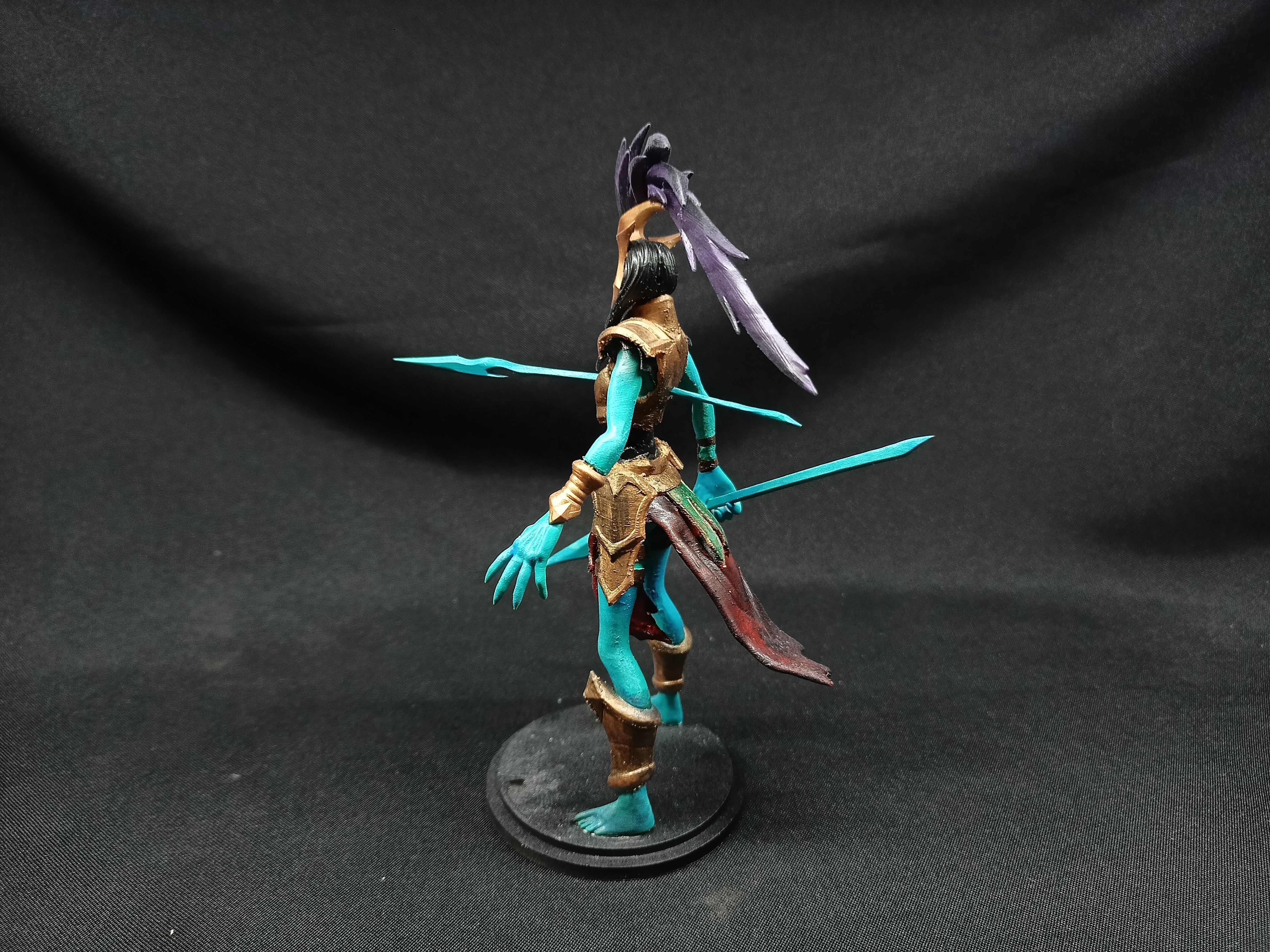 STL Kalista League of legends 3d print 3D print model_11