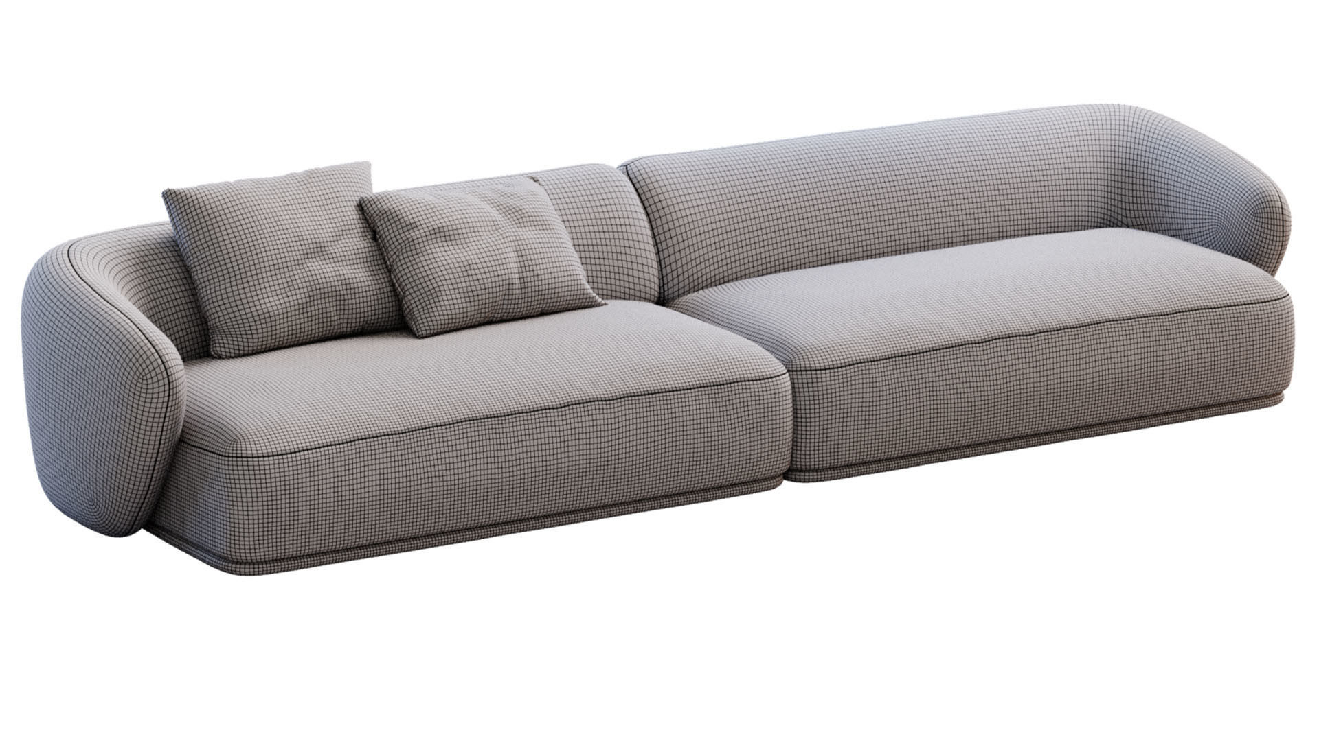 Sofa Rene By Meridiani 3D model_8
