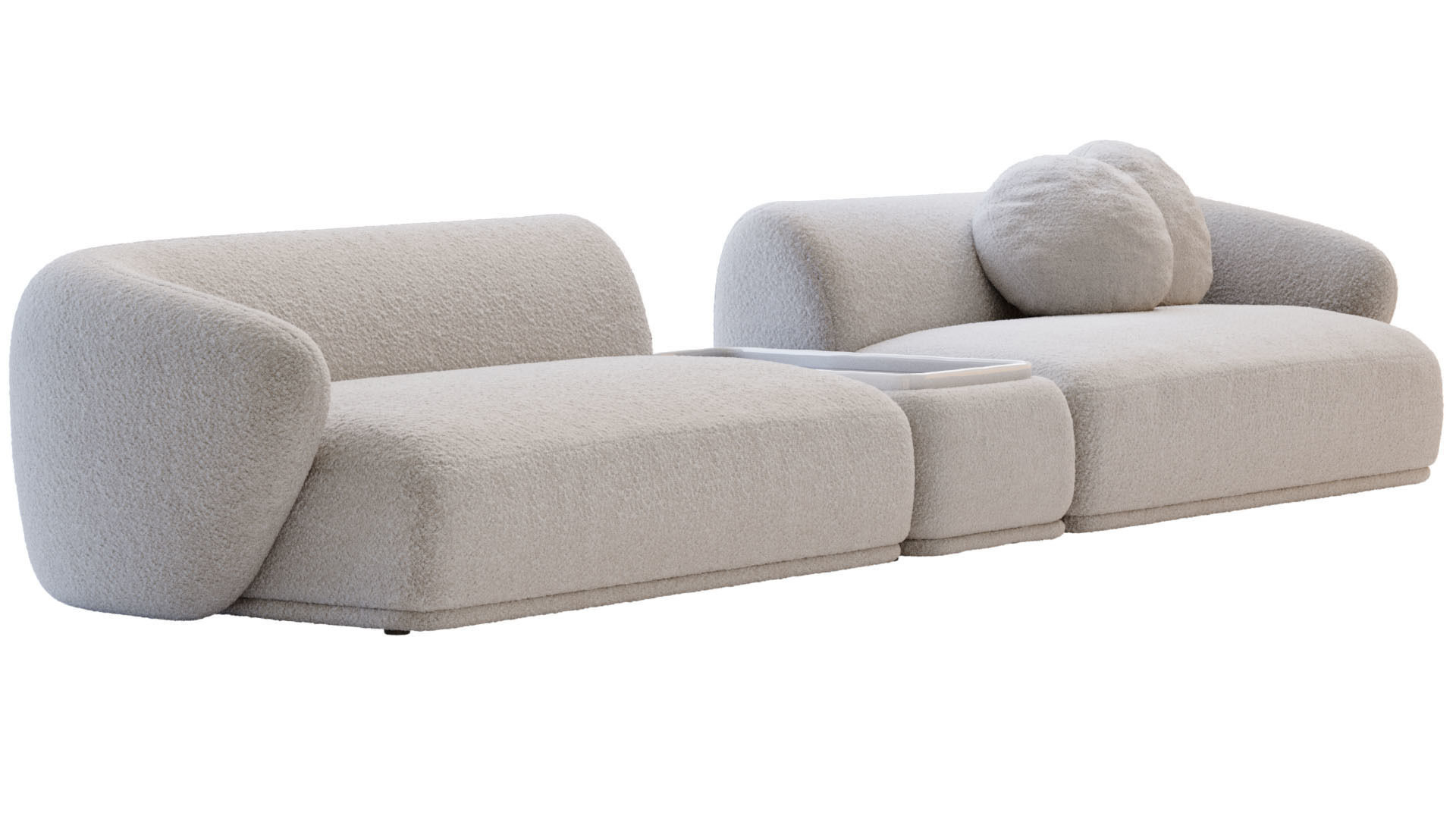 Sofa Rene By Meridiani 3D model_3