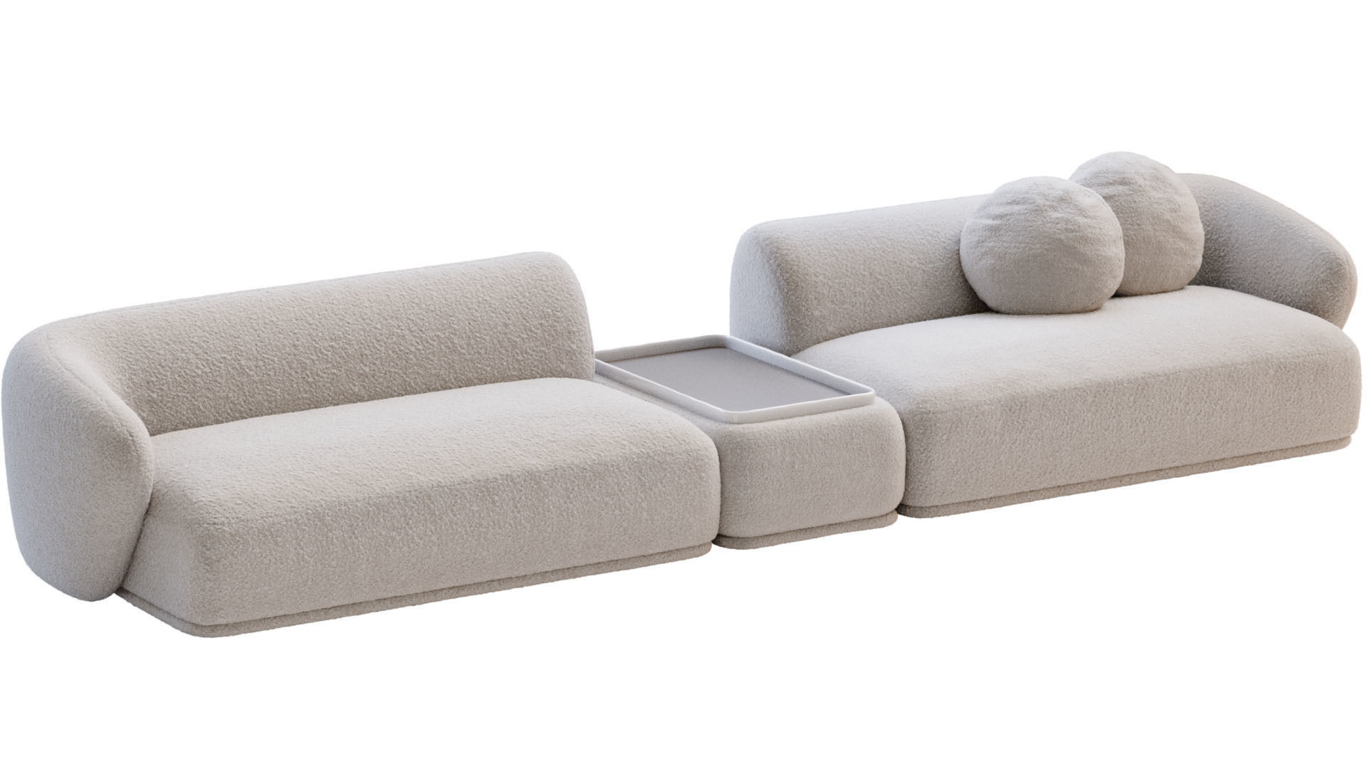 Sofa Rene By Meridiani 3D model_1