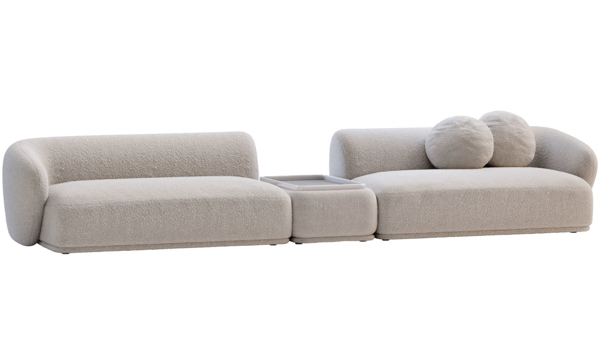 Sofa Rene By Meridiani 3D model_2