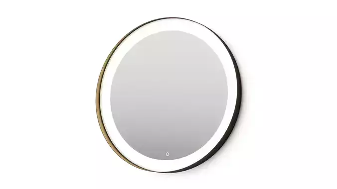West Elm Curved Light Up Vanity Mirror