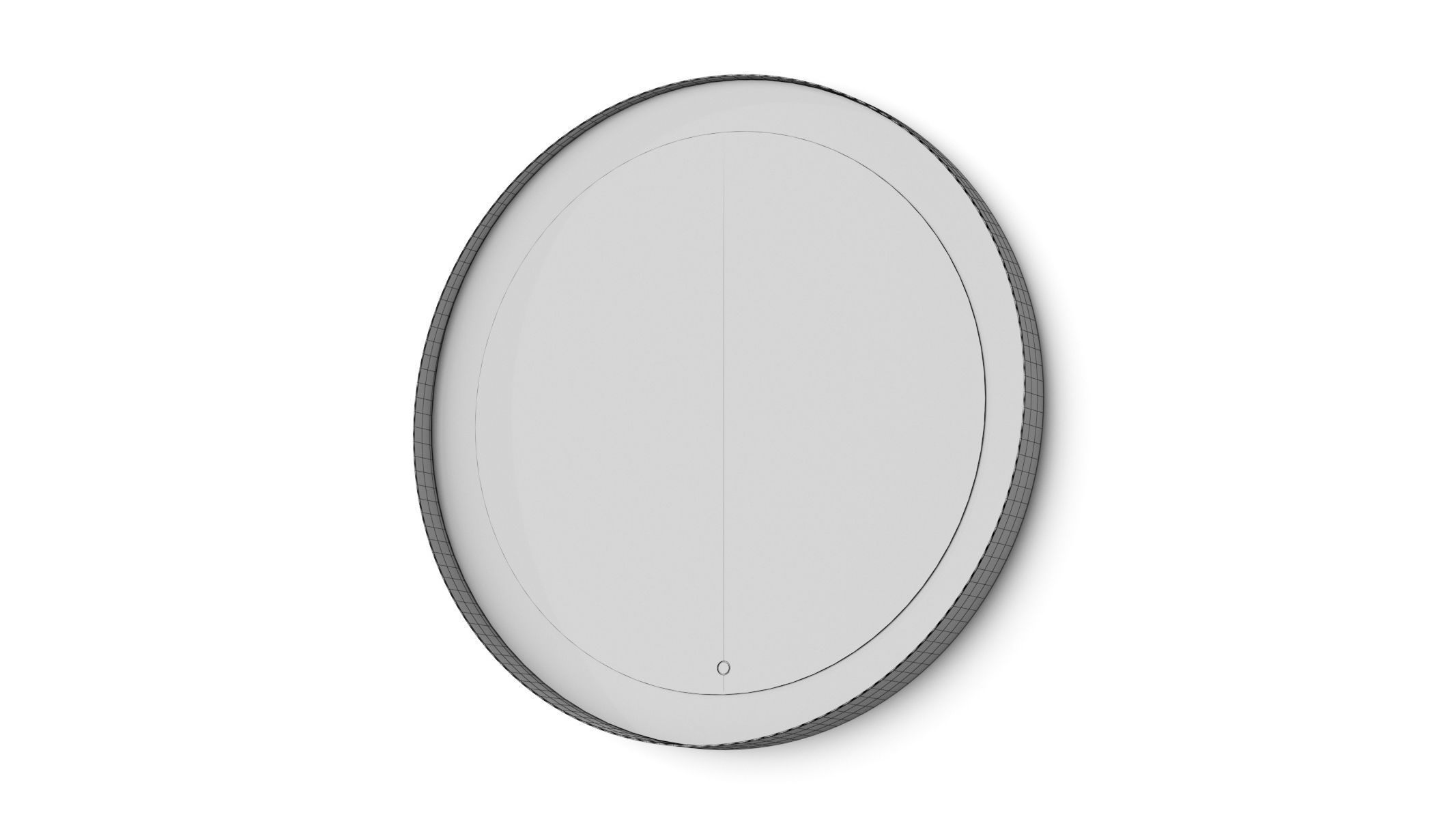 West Elm Curved Light Up Vanity Mirror 3D model_4