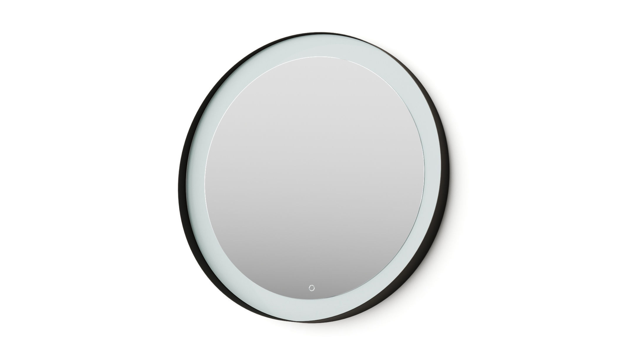 West Elm Curved Light Up Vanity Mirror 3D model_1