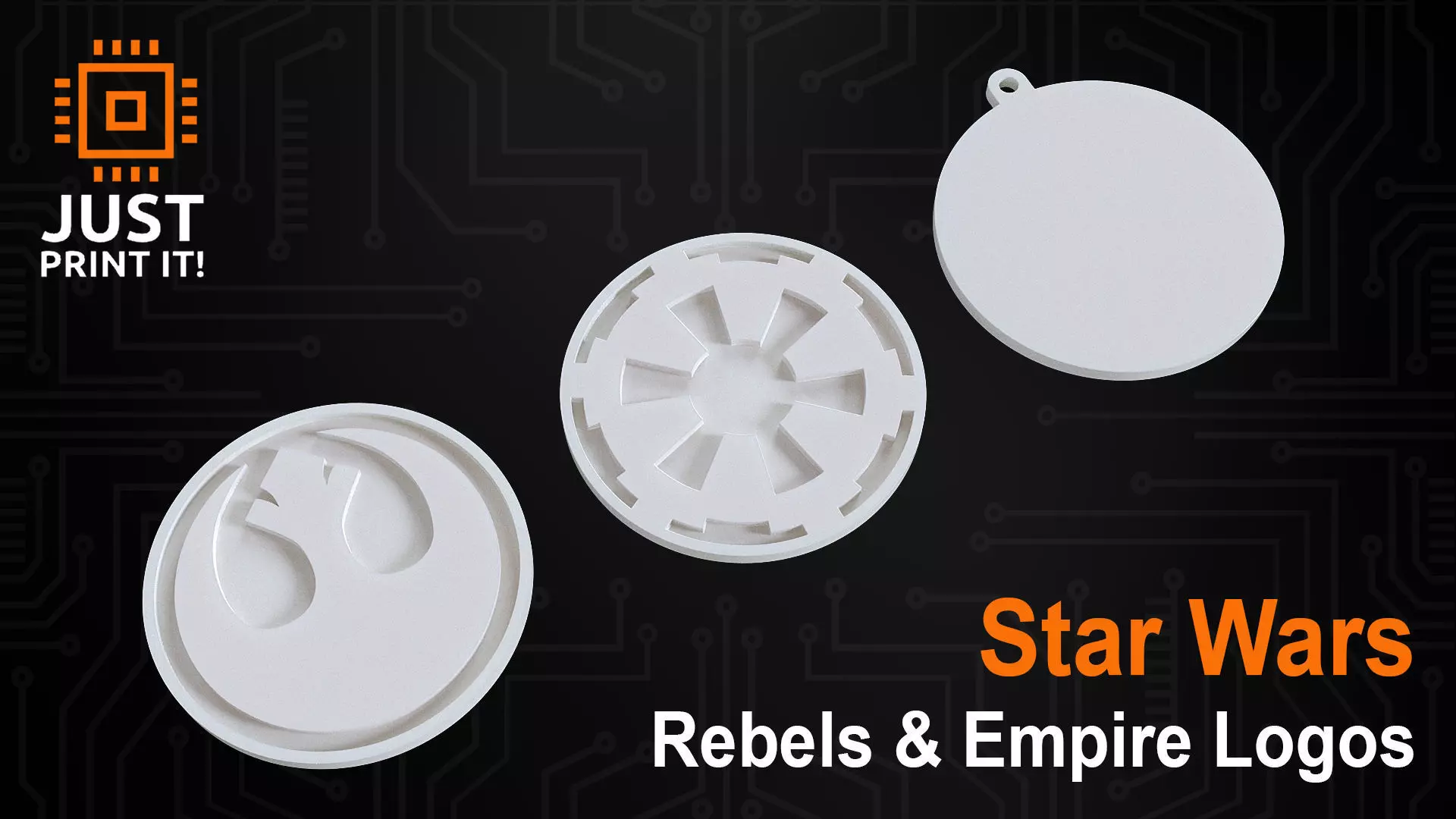 Star Wars Rebels Empire Logos Free 3D print model_0