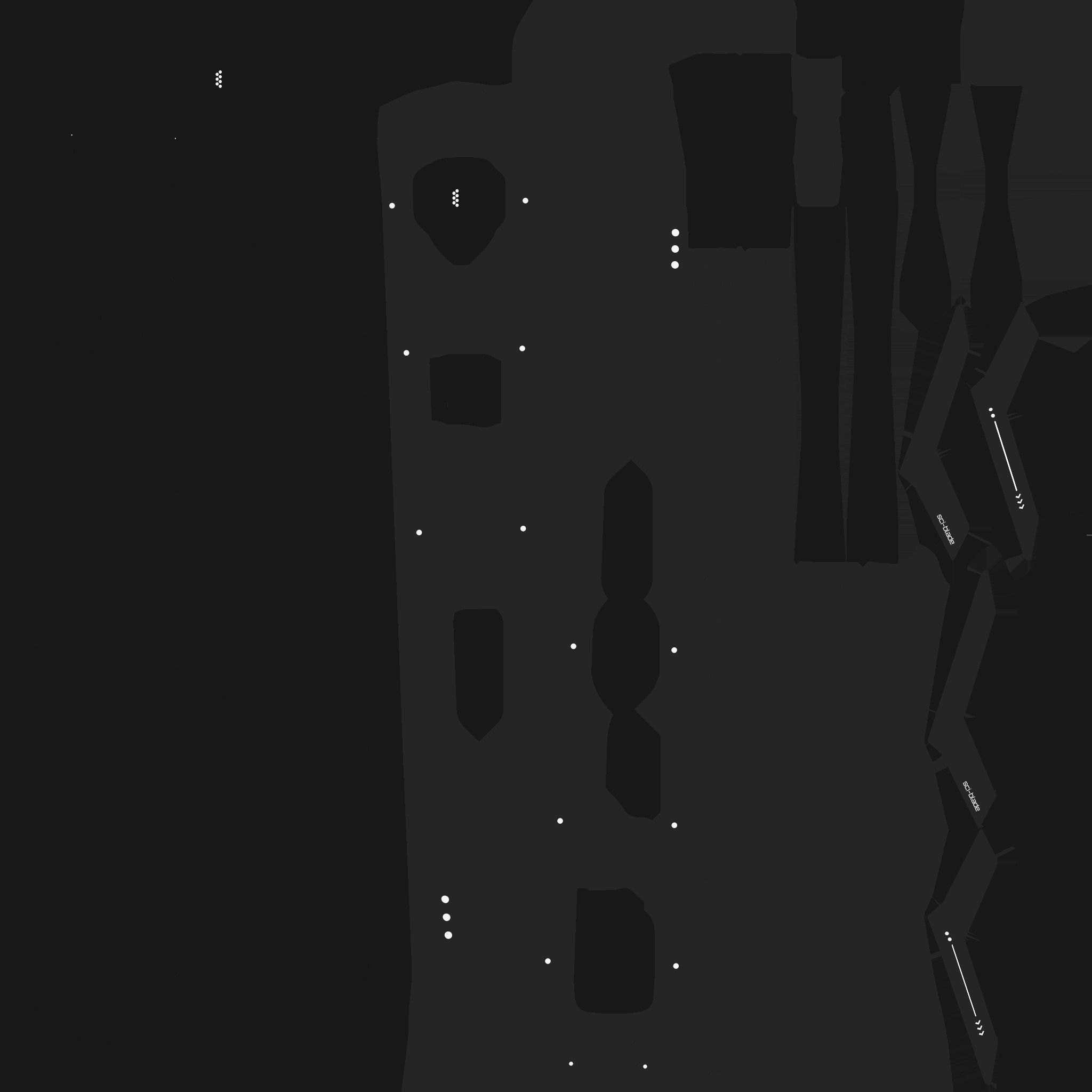 SciFi Sword B07 Black White - Sci Fi Weapon Design Low-poly 3D model_19