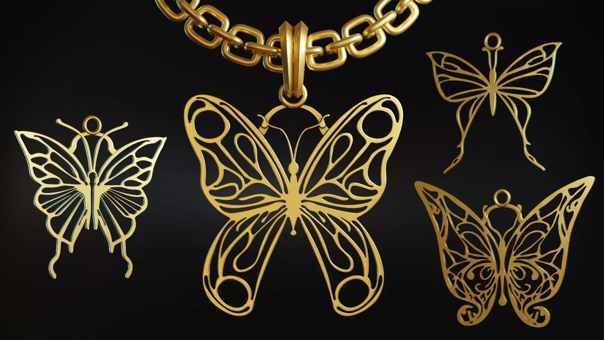 Butterfly Pendants Collection _0