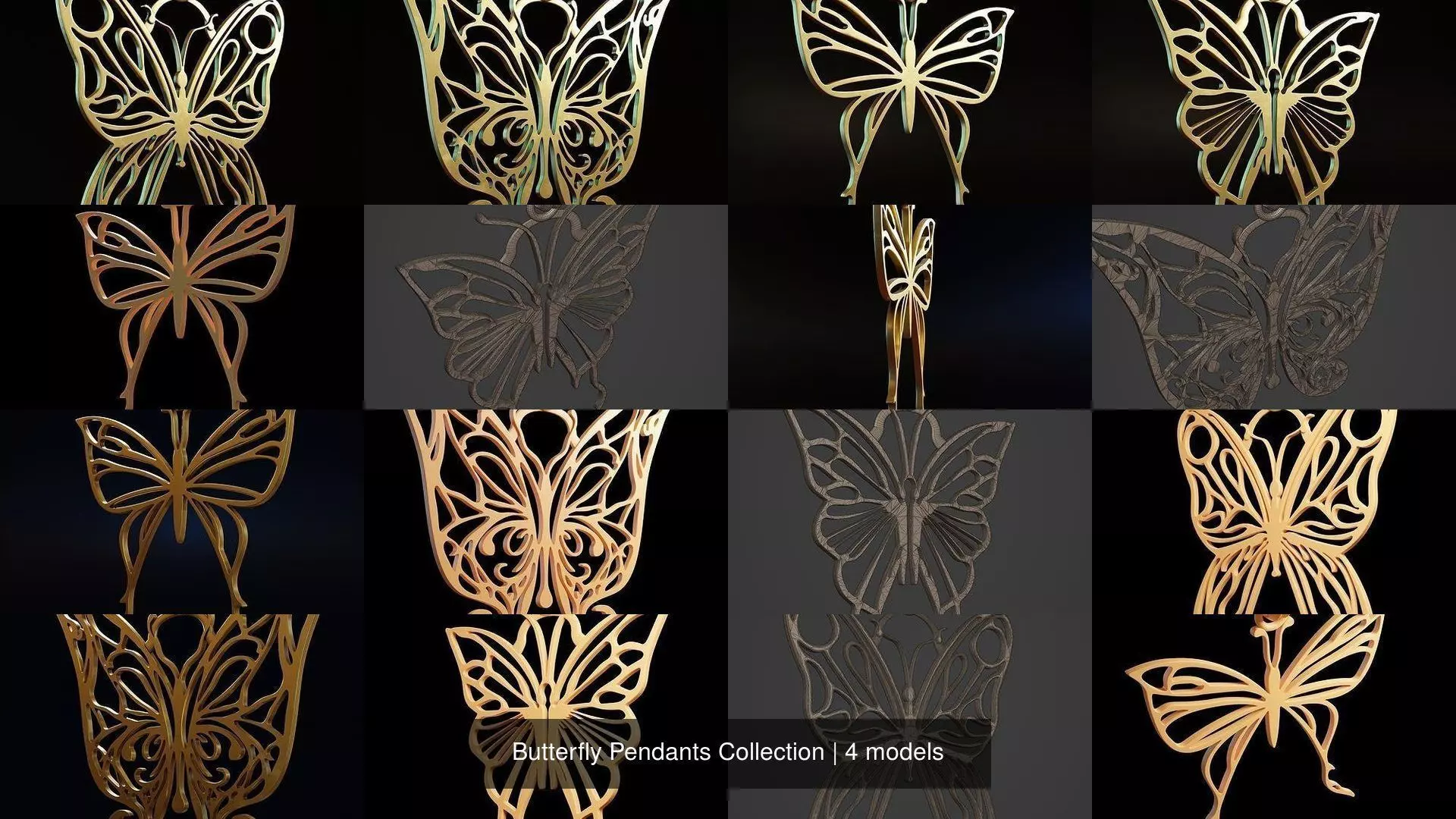 Butterfly Pendants Collection _1