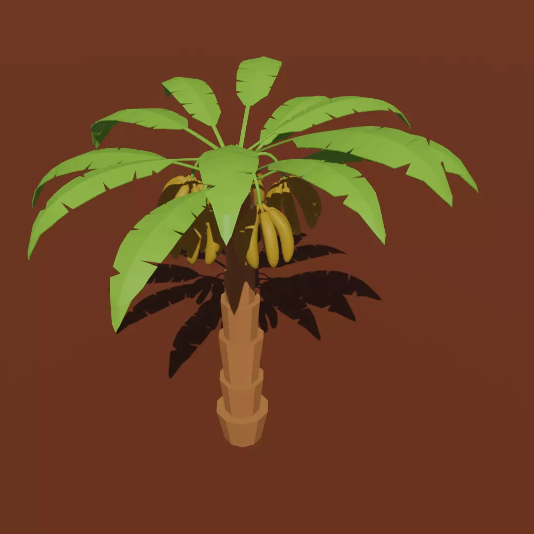 Banana Tree Free 3D model_0