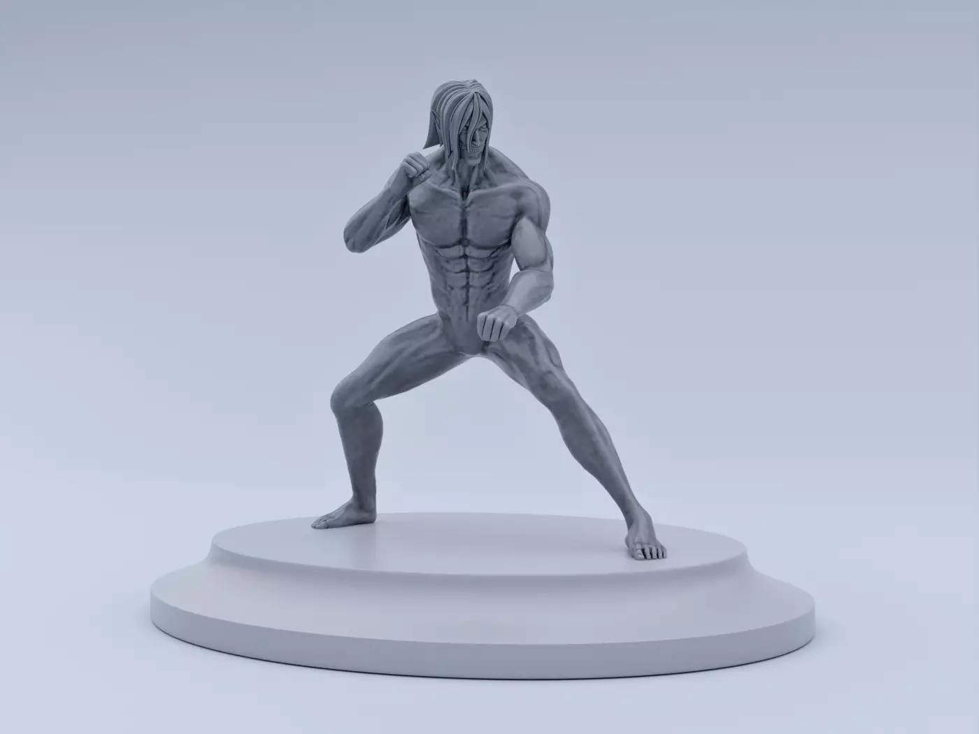 Attack Titan Eren 3D print model_0