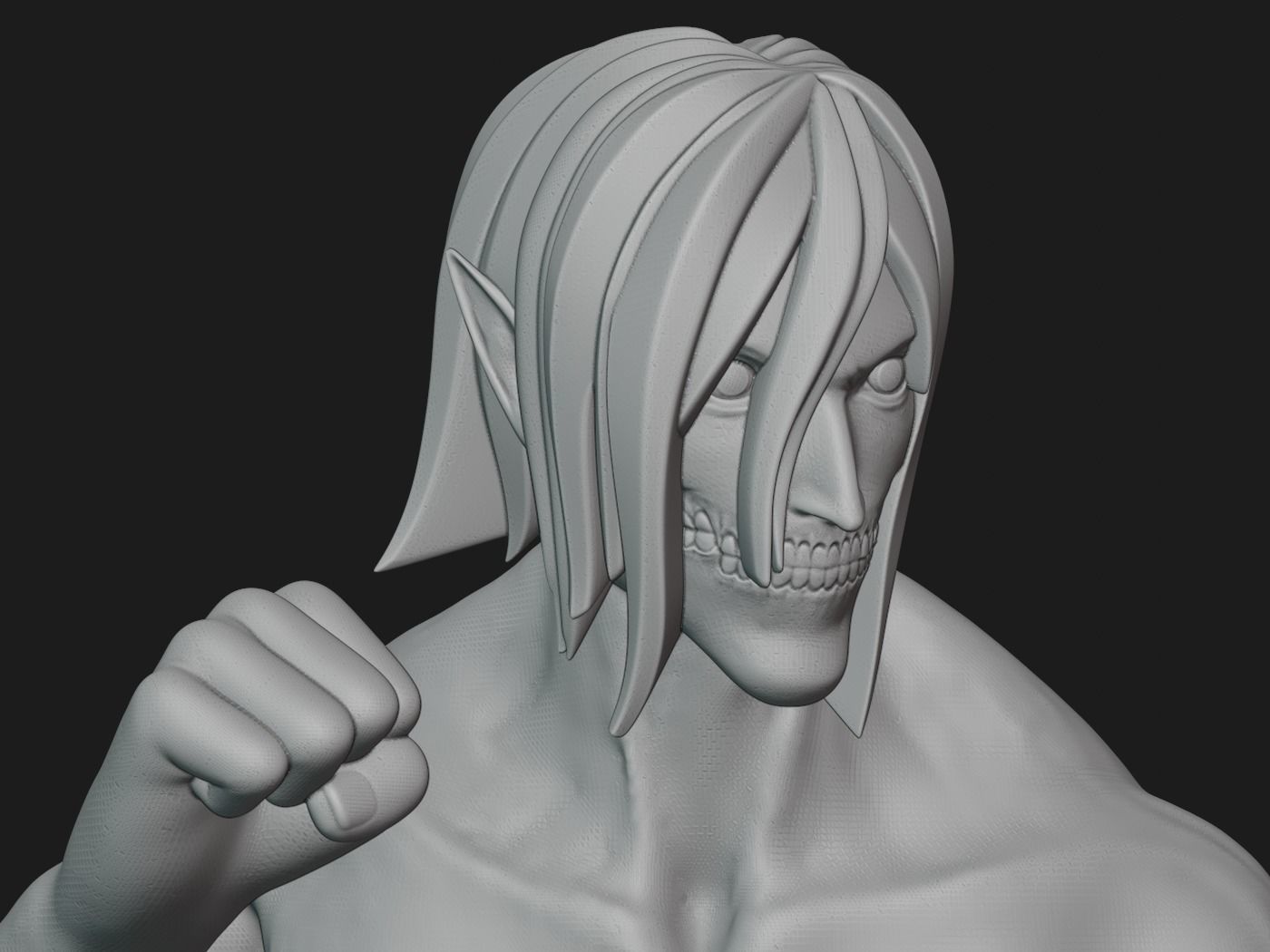 Attack Titan Eren 3D print model_5
