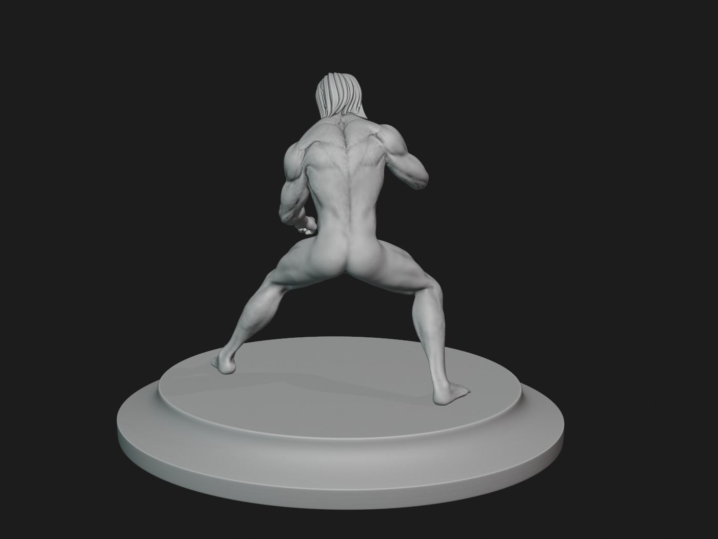 Attack Titan Eren 3D print model_4