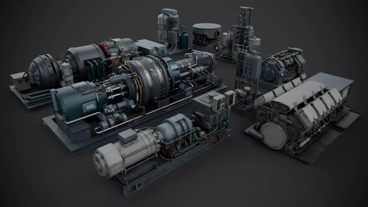 Machinery devices pack Vol1 3D model_0