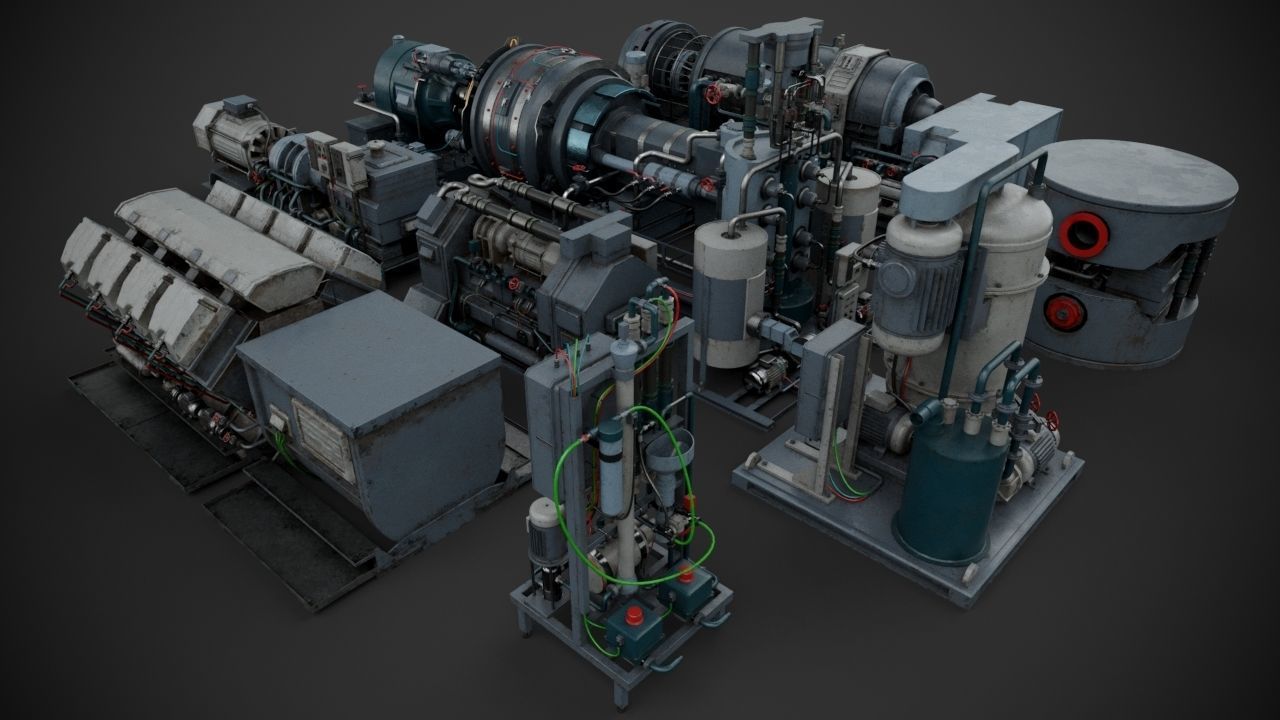 Machinery devices pack Vol1 3D model_4