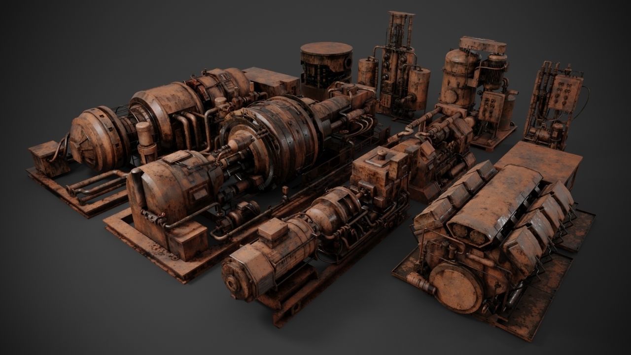 Machinery devices pack Vol1 3D model_5