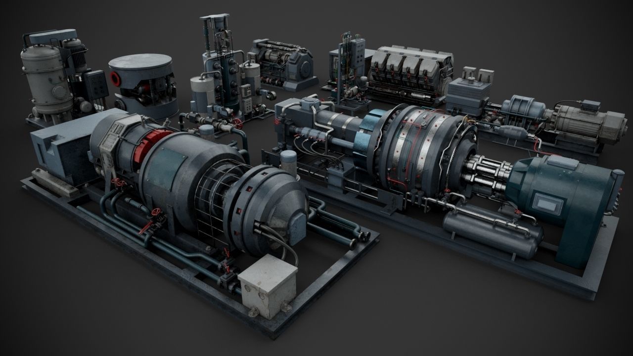 Machinery devices pack Vol1 3D model_3