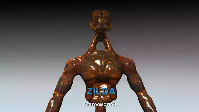 ZILDER humanoid 3D print model