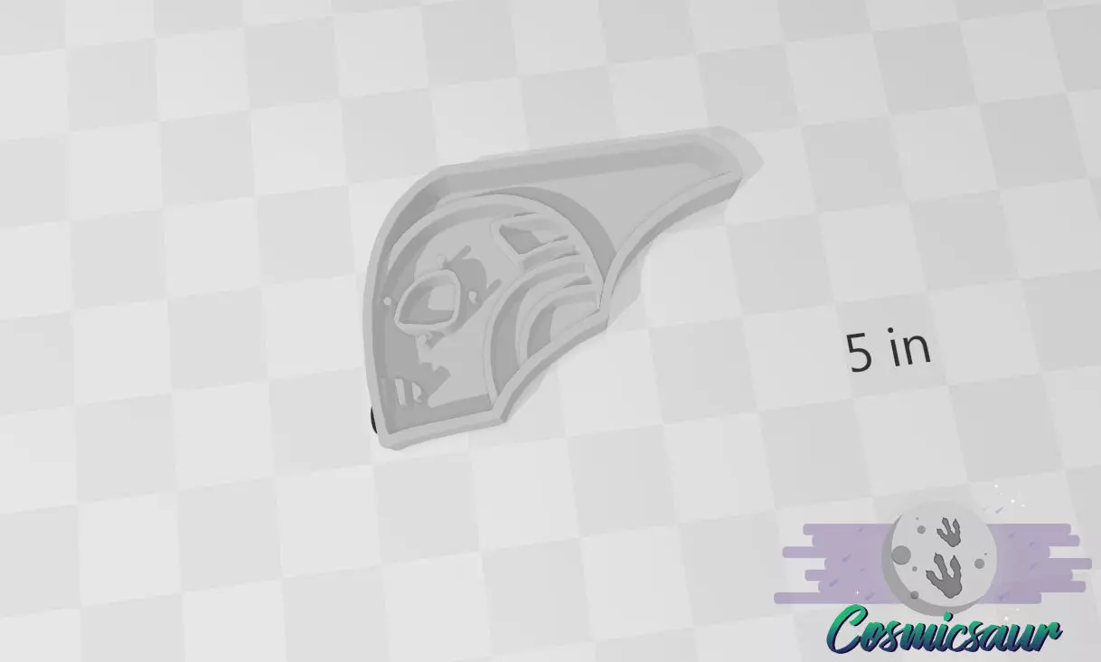 Rocketeer Cookie Cutter 3D model