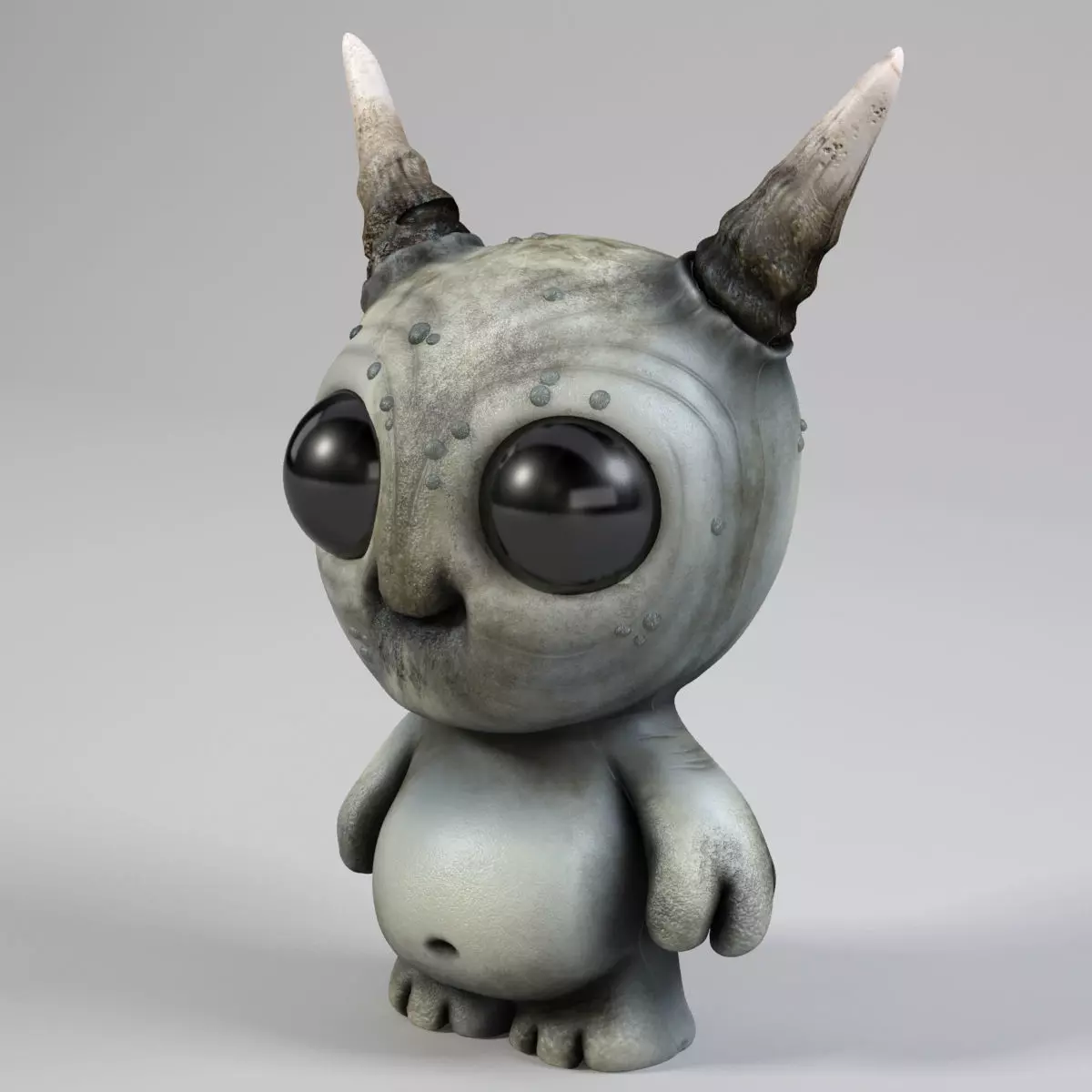 3D Cartoon monster Free 3D model_0