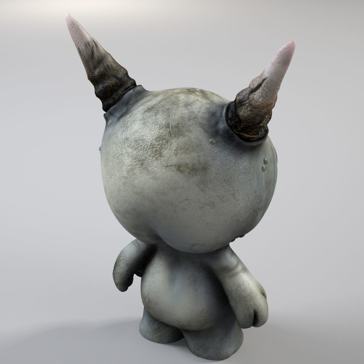 3D Cartoon monster Free 3D model_5