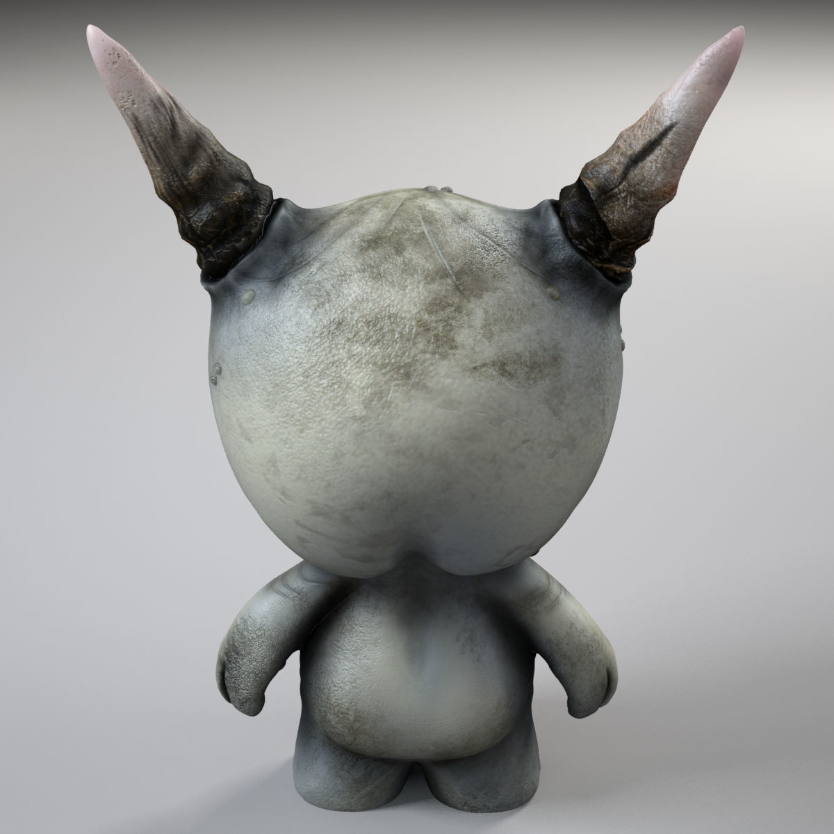 3D Cartoon monster Free 3D model_3