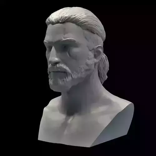 Witcher Geralt of Rivia 3D print model