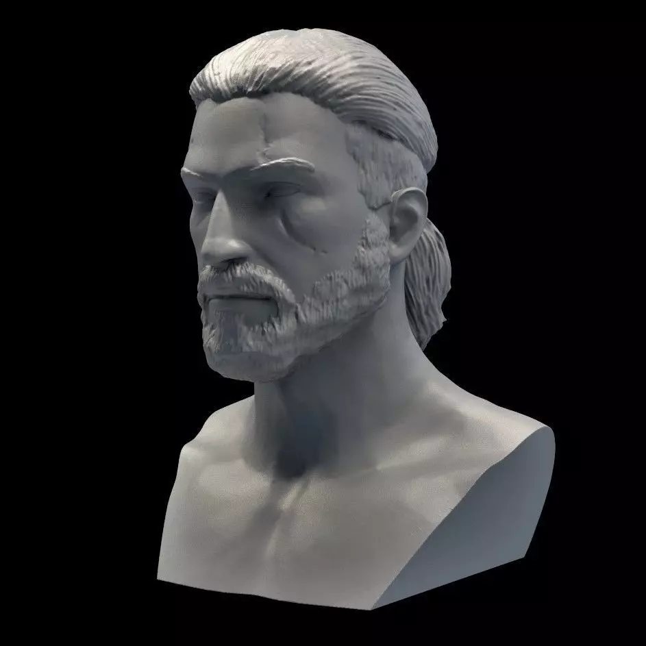 Witcher Geralt of Rivia 3D print model