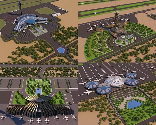 4 Scenes Projects - Architecture Airports - 2021 - Collection 01 