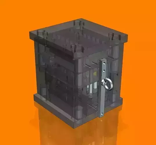 detergent cap mold 3D print model