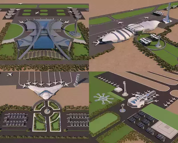 4 Scenes Projects - Architecture Airports - 2021 - Collection 02 