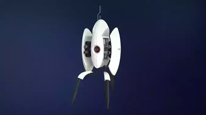 Portal 2 turret assembly 3D print model