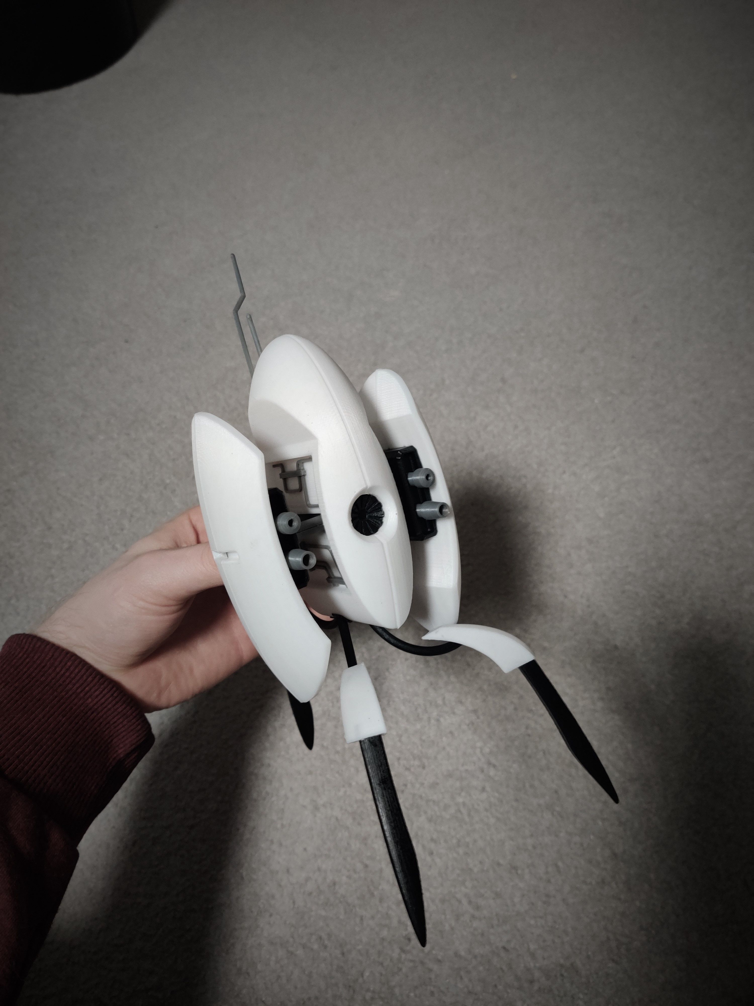 Portal 2 turret assembly 3D print model_9