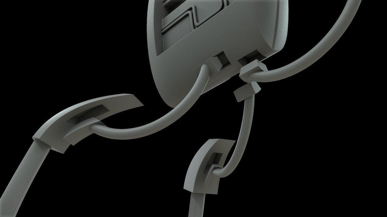Portal 2 turret assembly 3D print model_5