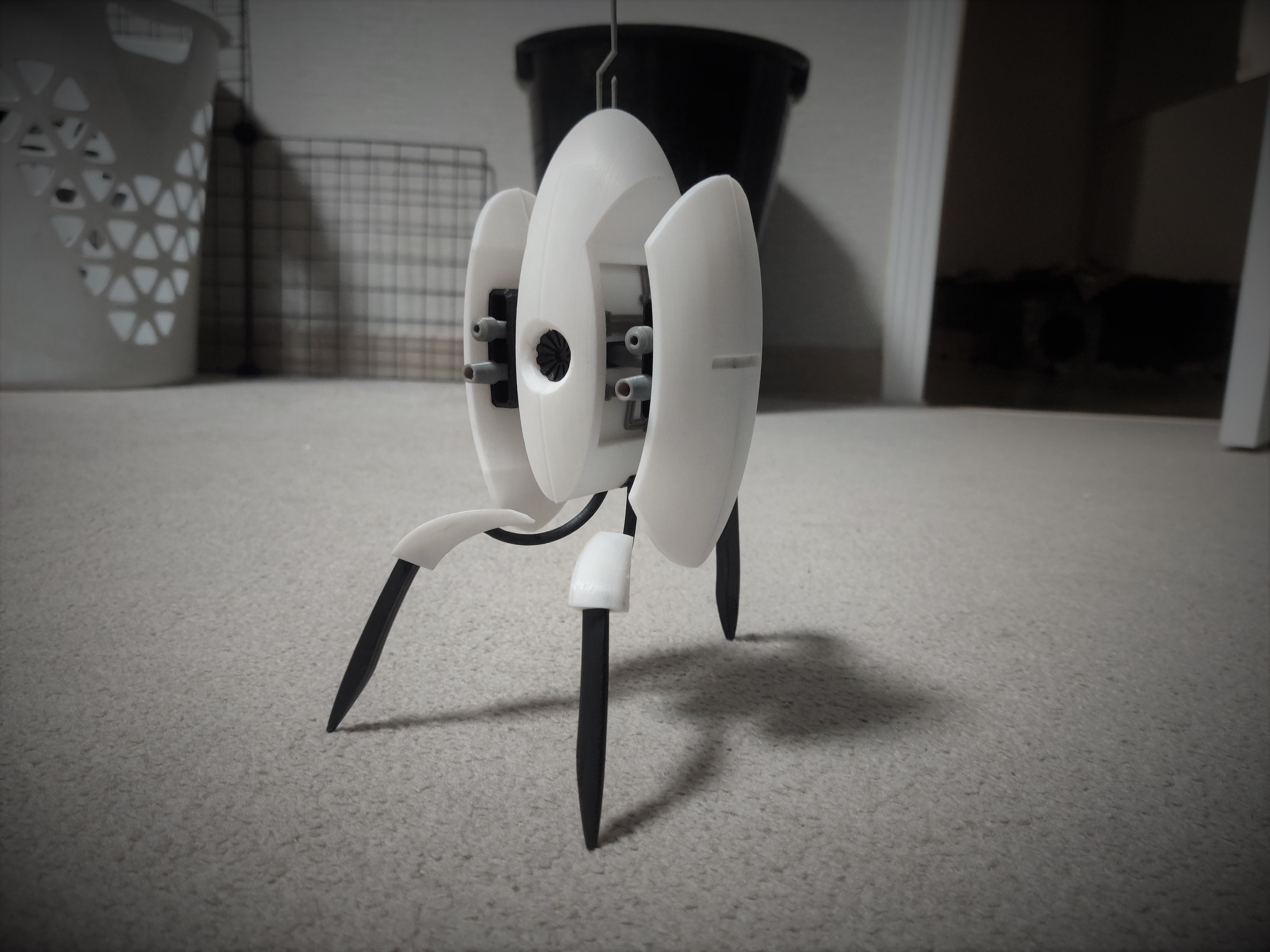 Portal 2 turret assembly 3D print model_1