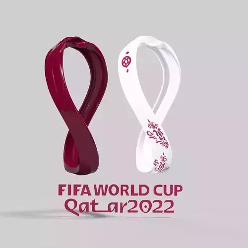 Fifa World Cup Qatar 2022 Logo 3D models 