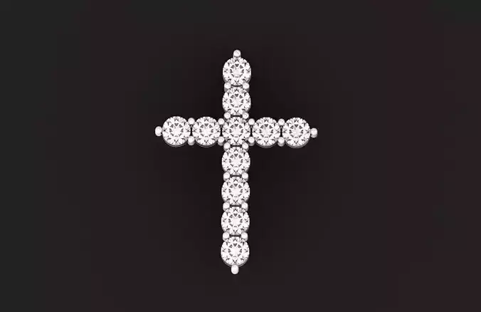 diamond womens cross 713