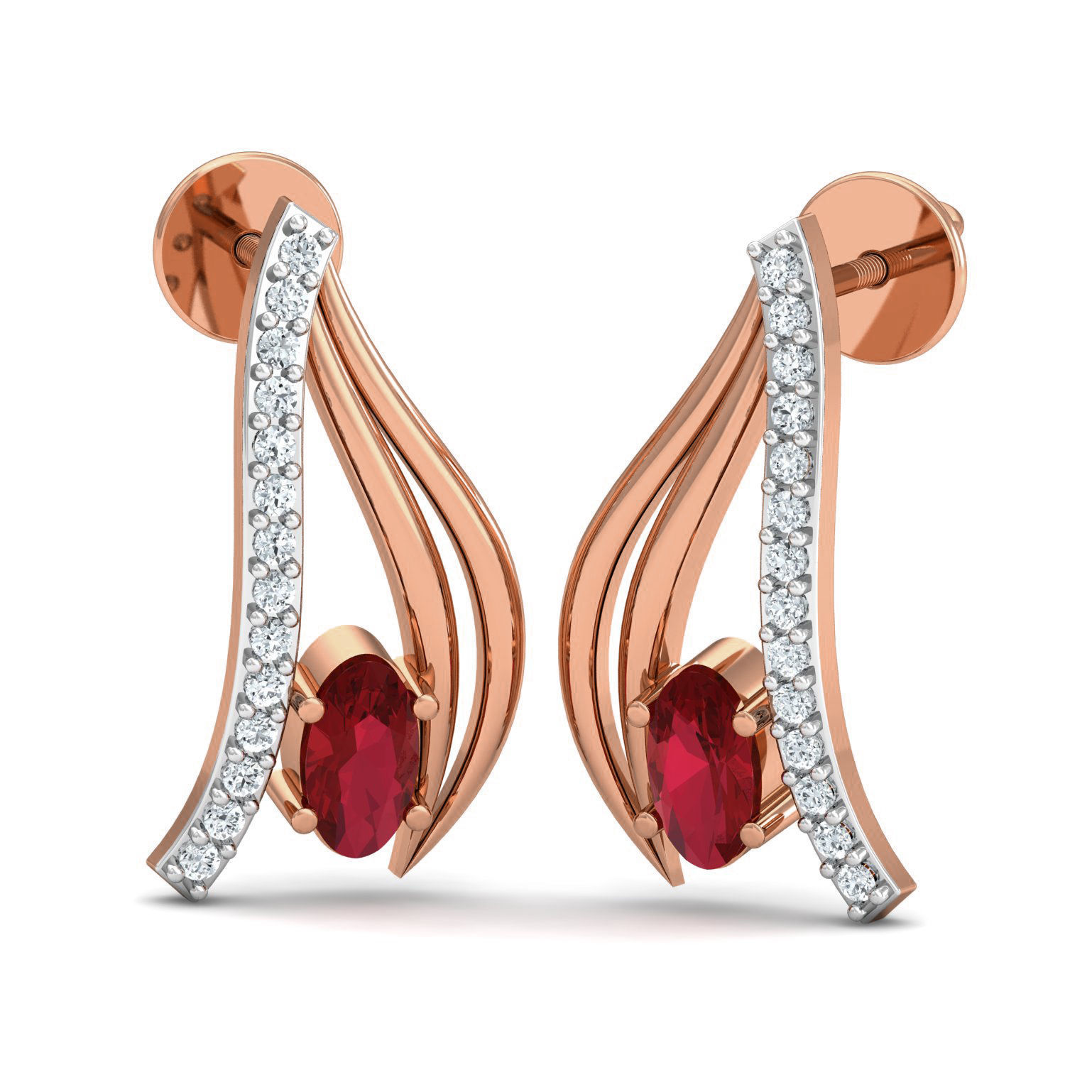 Women ring earrings pendant 3dm stl render detail 3D print model_1