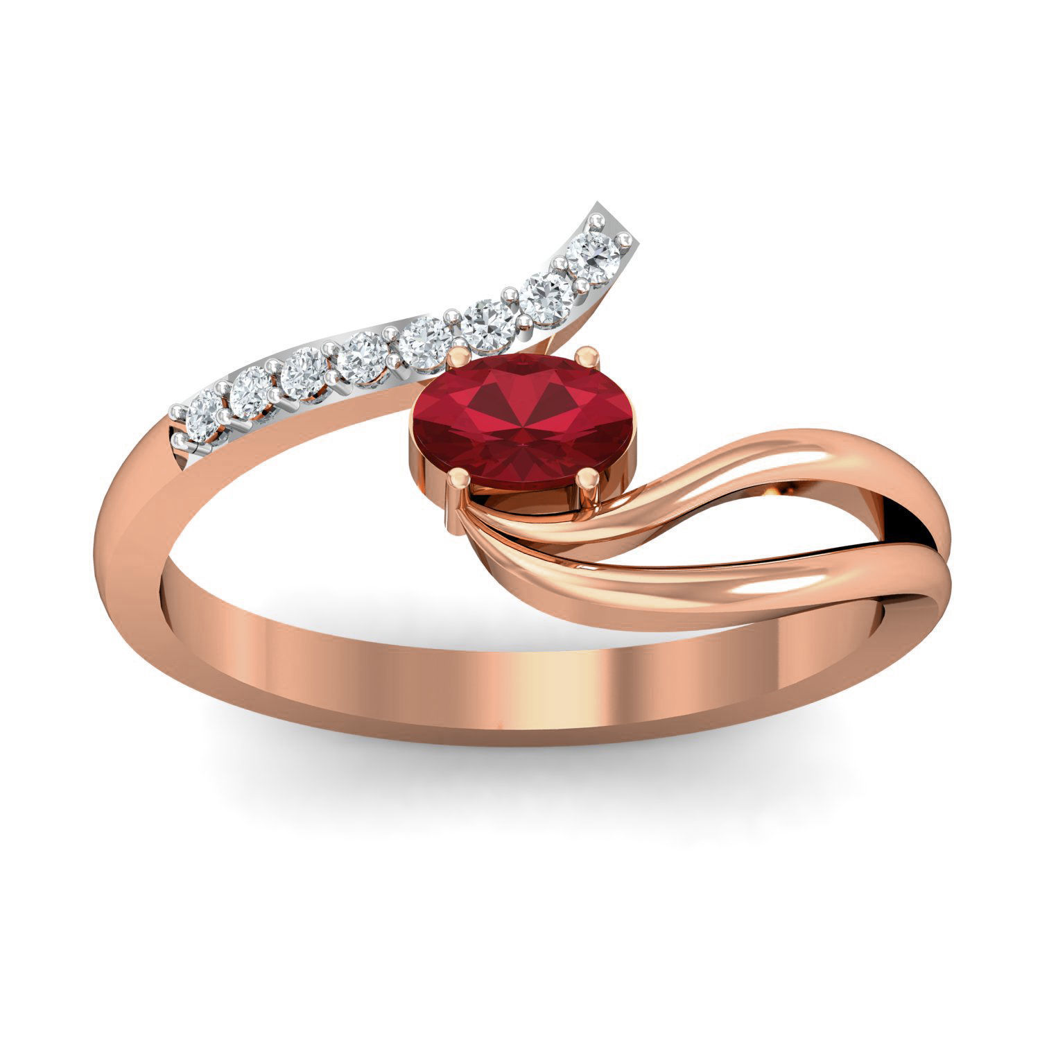 Women ring earrings pendant 3dm stl render detail 3D print model_9