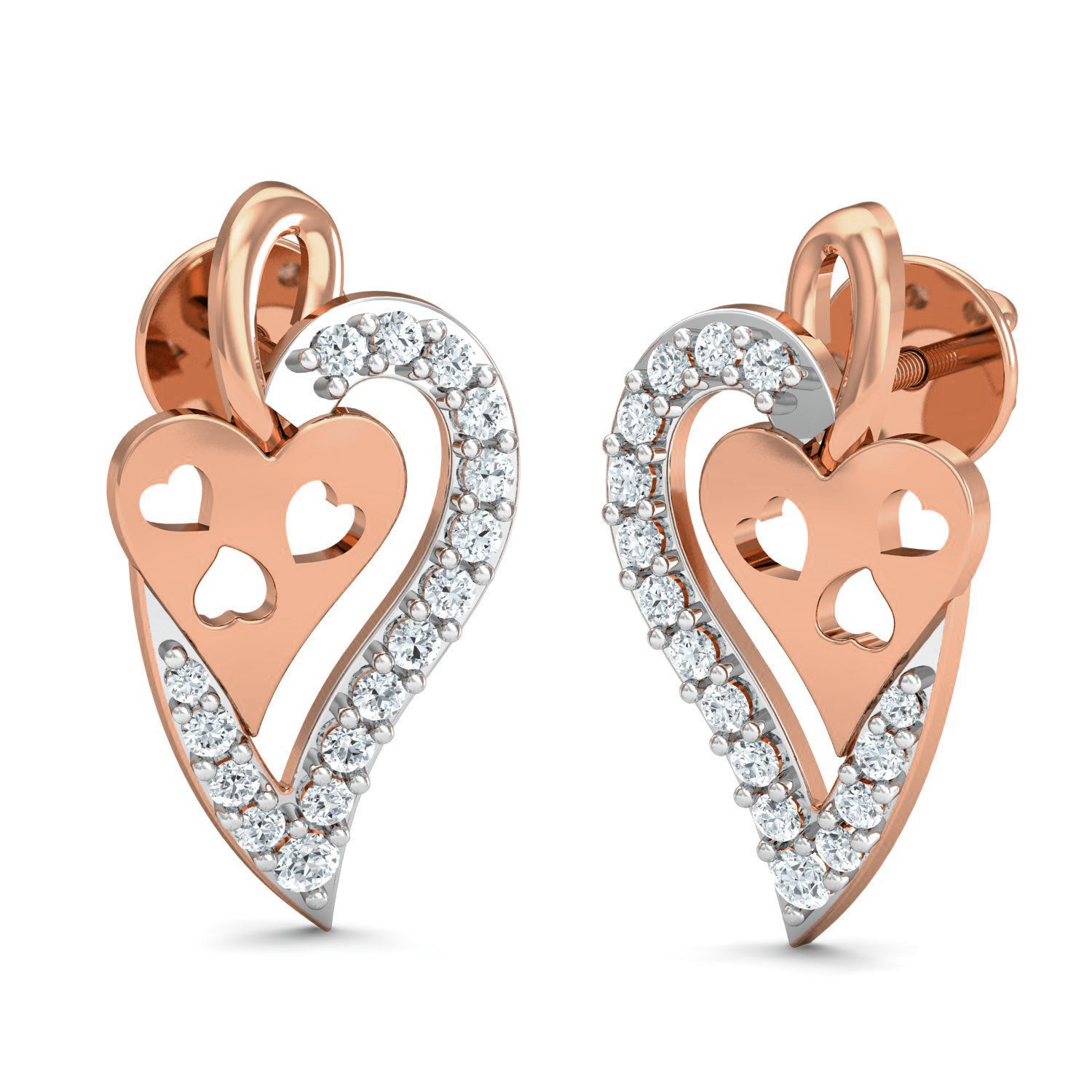 Women ring earrings pendant 3dm stl render detail 3D print model_1