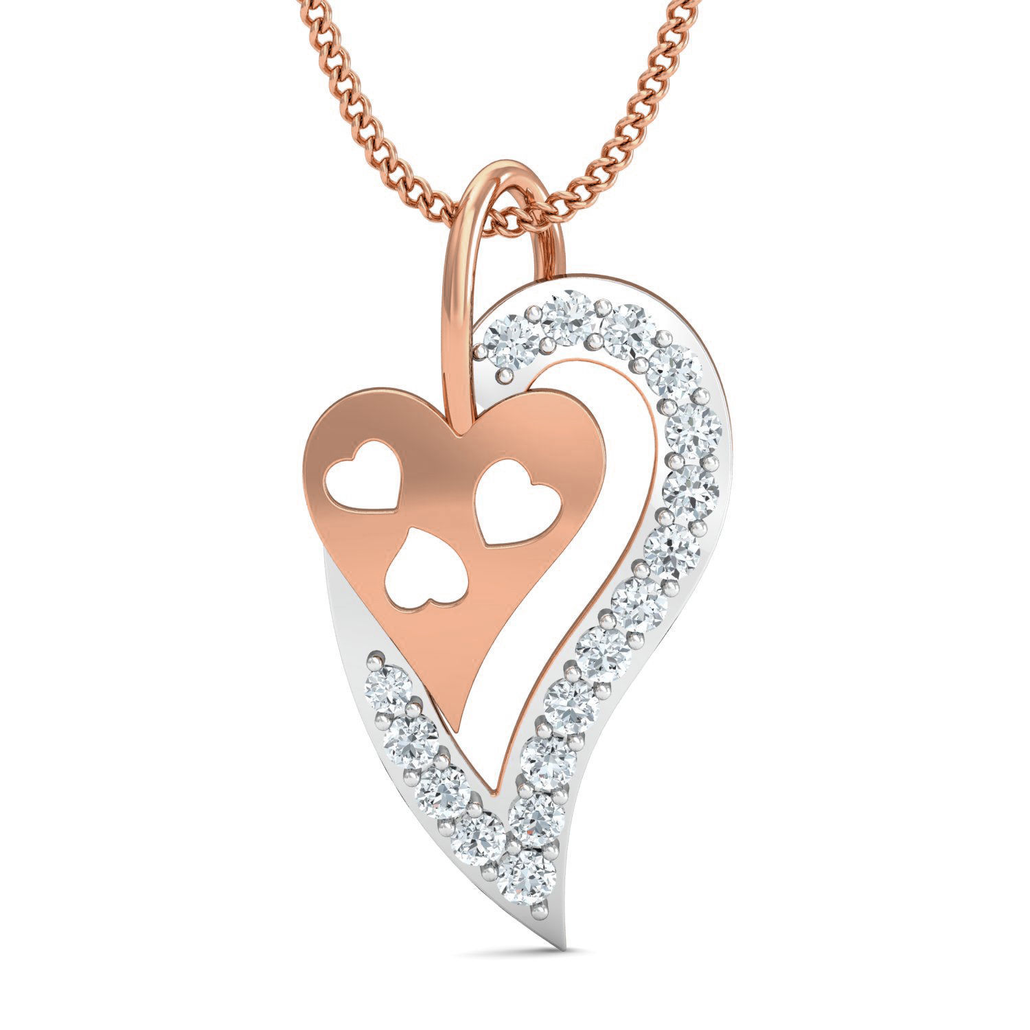 Women ring earrings pendant 3dm stl render detail 3D print model_2