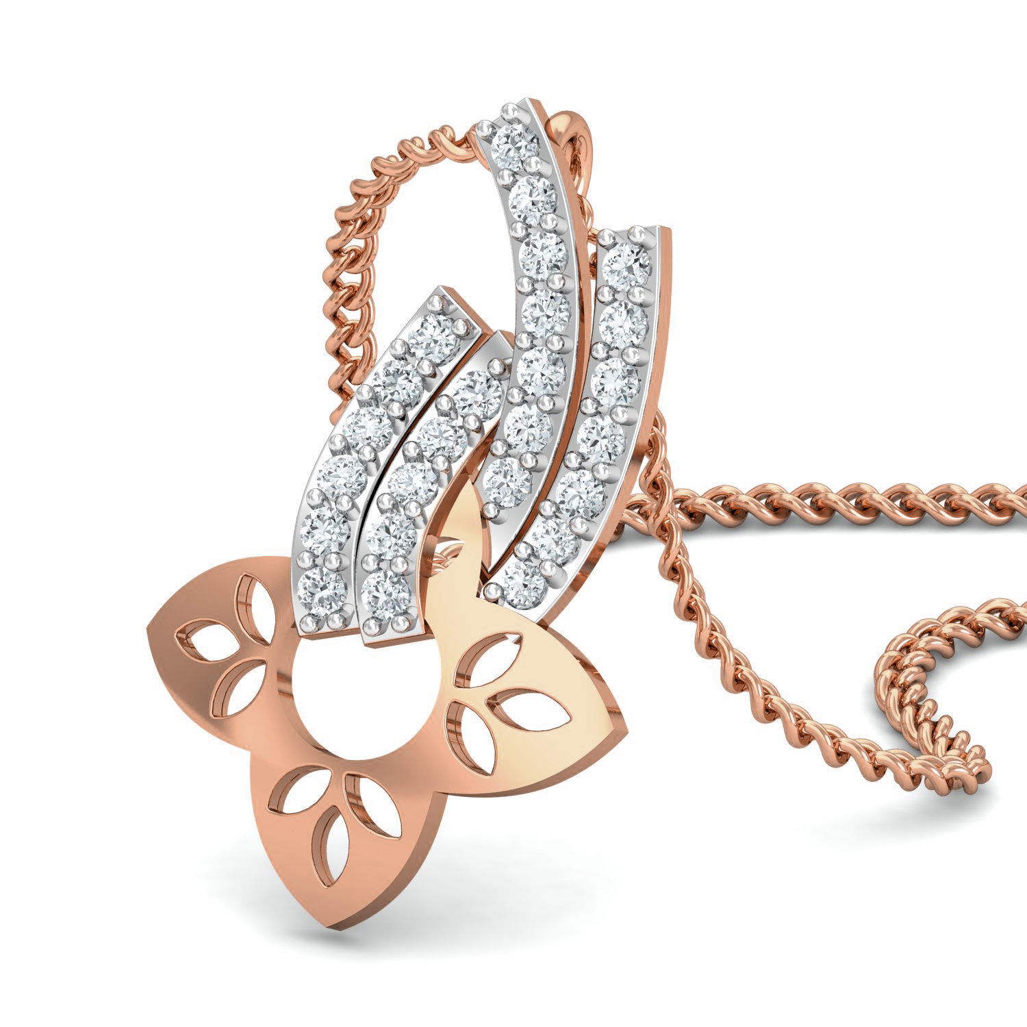 Women ring earrings pendant 3dm stl render detail 3D print model_4