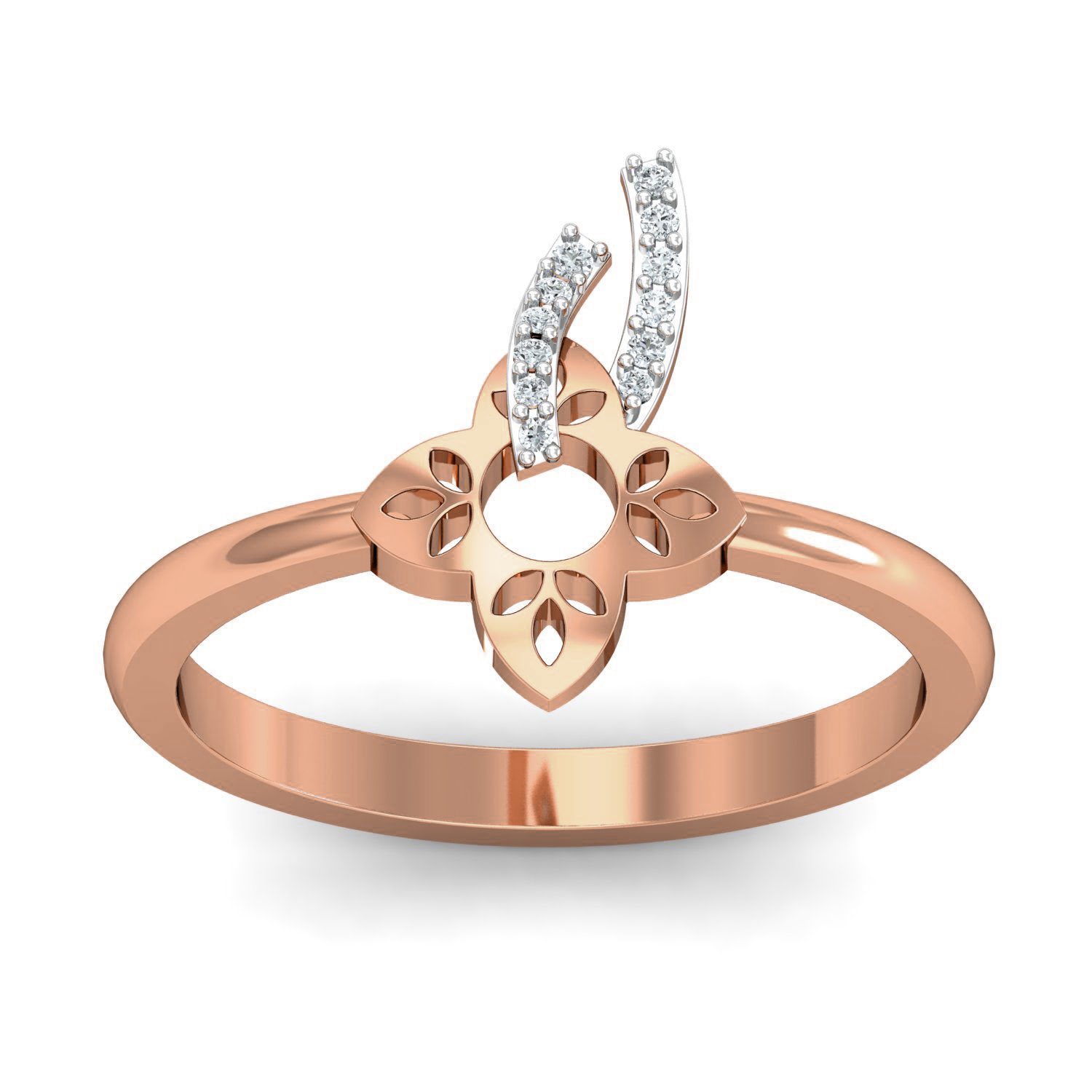 Women ring earrings pendant 3dm stl render detail 3D print model_9