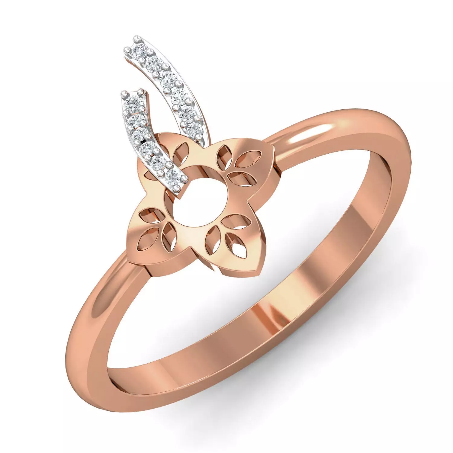 Women ring earrings pendant 3dm stl render detail 3D print model_0