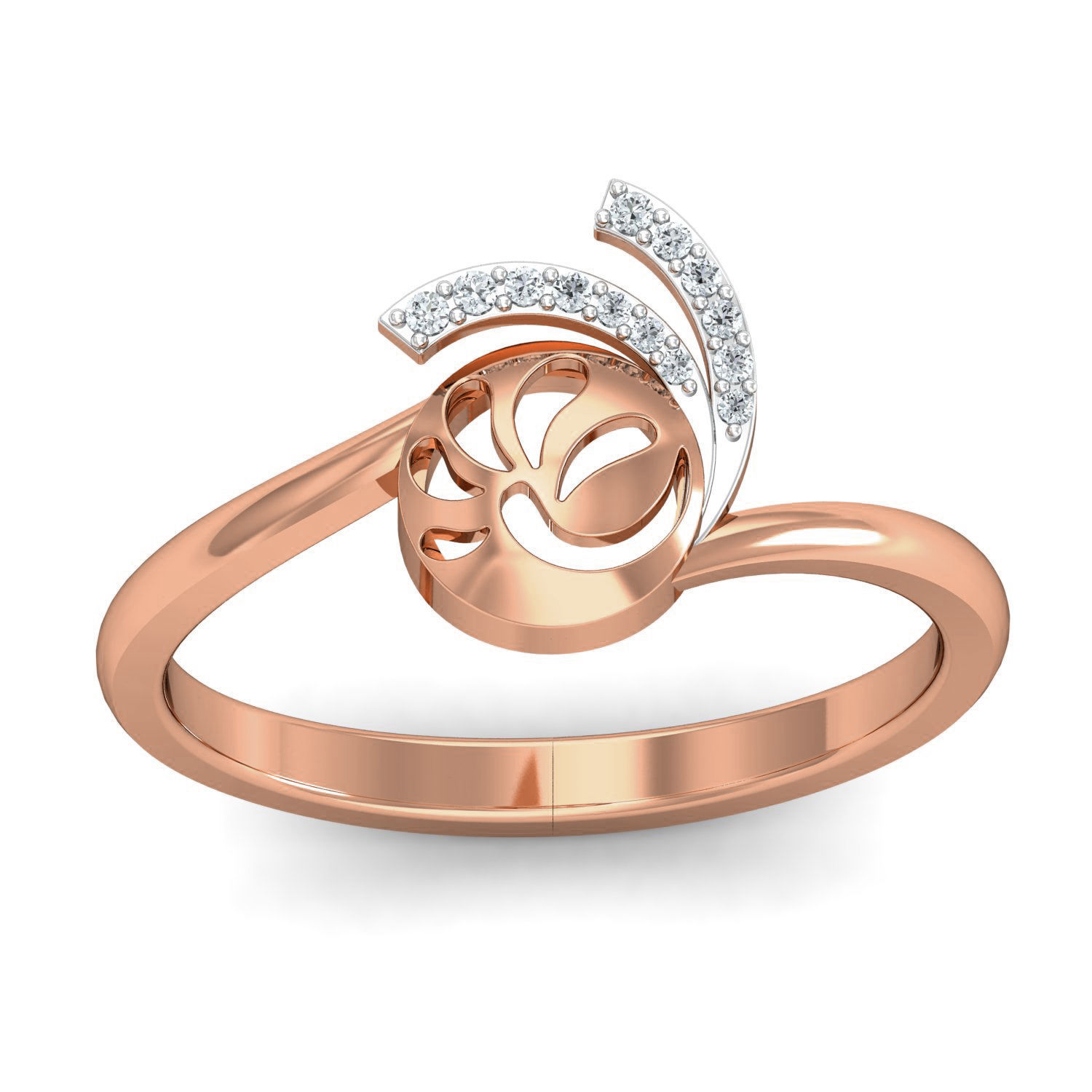 Women ring earrings pendant 3dm stl render detail 3D print model_9