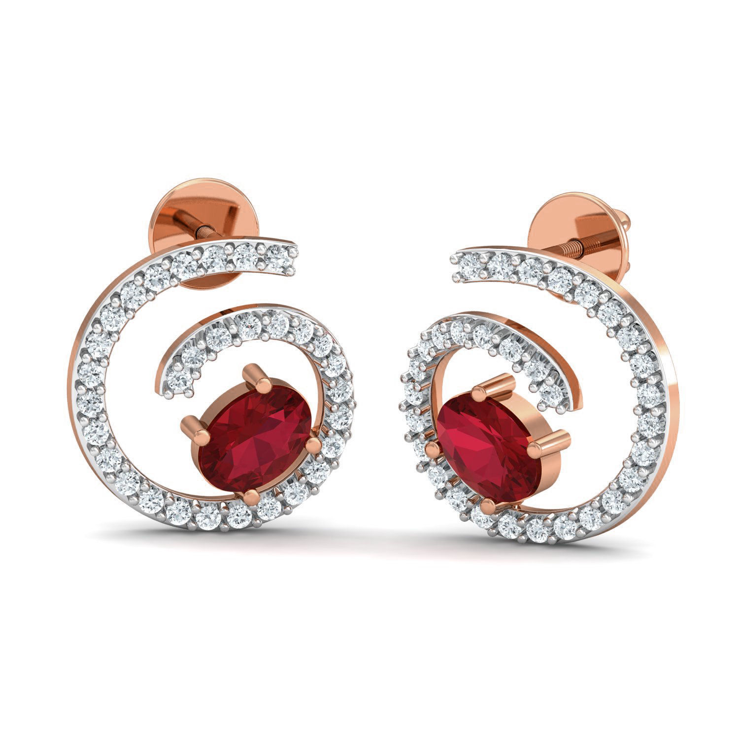 Women ring earrings pendant 3dm stl render detail 3D print model_1